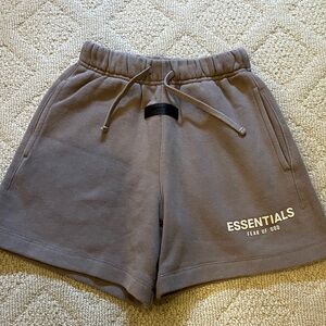 Fear of God Essentials Taupe Shorts